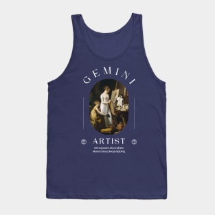 Gemini Artist - Astrology Art History 3 Tank Top